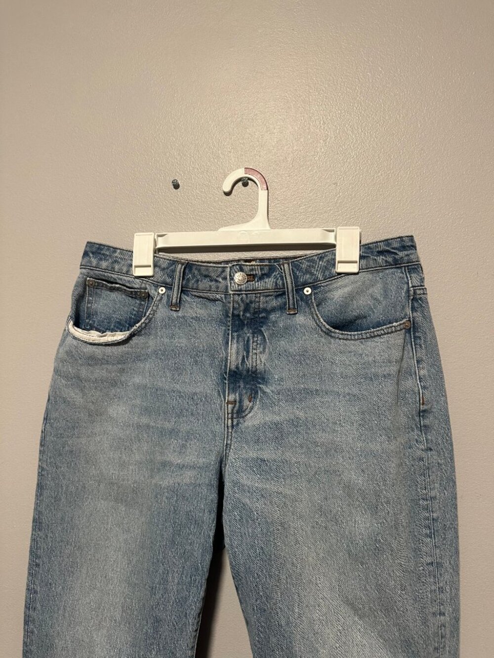 Madewell The Curvy Mid-Rise ’90s Straight Jean Light Wash 31 - Picture 6 of 14